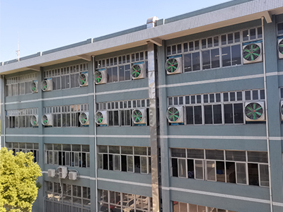 Application of fan motors-Industrial plant
